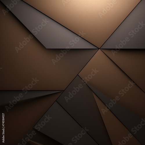 A dark Tan background with two triangles