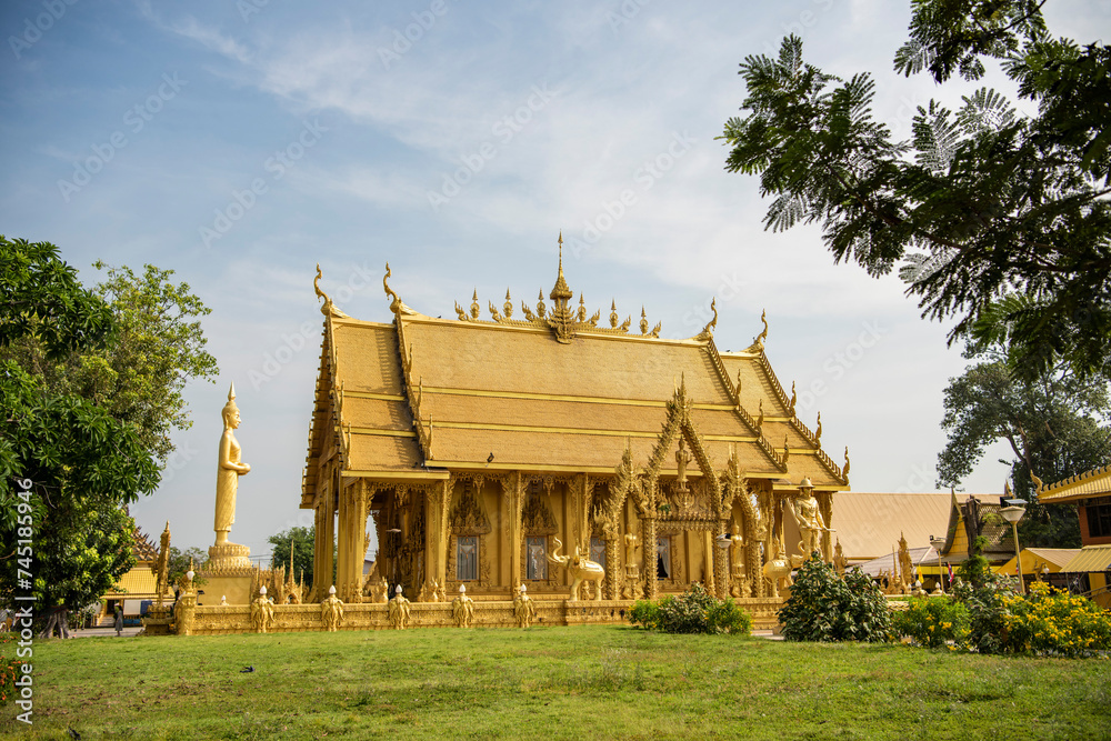 Naklejka premium THAILAND CHACHOENGSAO WAT PAK NAM JOLO