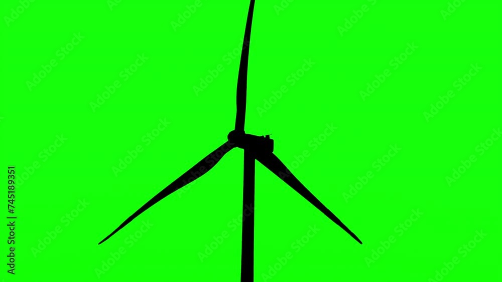 windmill generator green screen windmill generator green screen