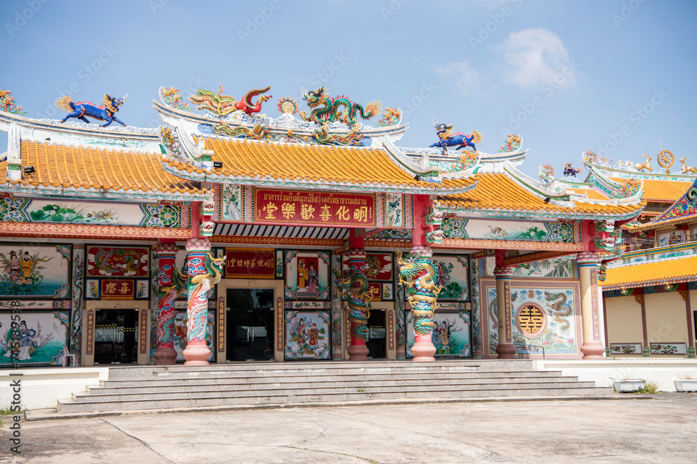 THAILAND CHACHOENGSAO TEMPLE OF EIGHT IMMORTALS