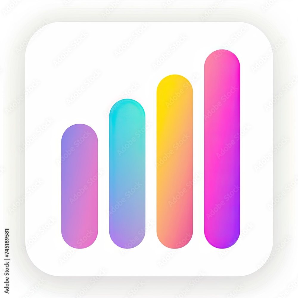 an icon of a Chart color gradation an icon of a Chart color gradation