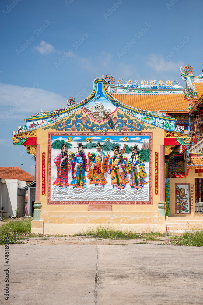 Fototapeta premium THAILAND CHACHOENGSAO TEMPLE OF EIGHT IMMORTALS