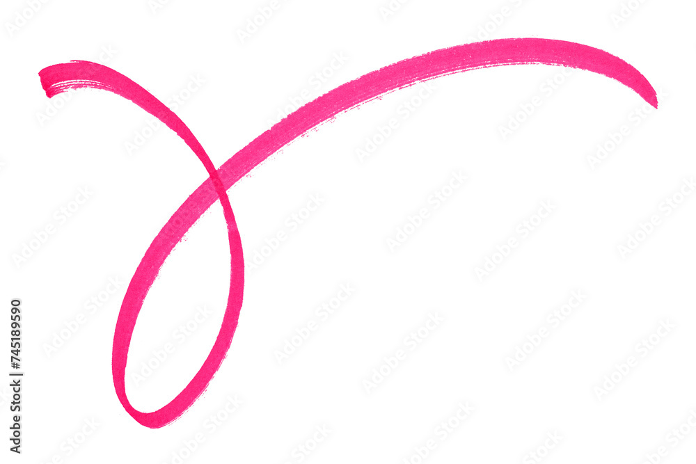 Pink stroke brush isolated on transparent background. Pink stroke brush isolated on transparent background.
