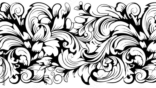 frame, floral, border, vintage, vector, decoration, flower, ornament, design, illustration, pattern, black, swirl, card, wedding, ornate, banner, art, decor, invitation, leaf, element, style, scroll, 