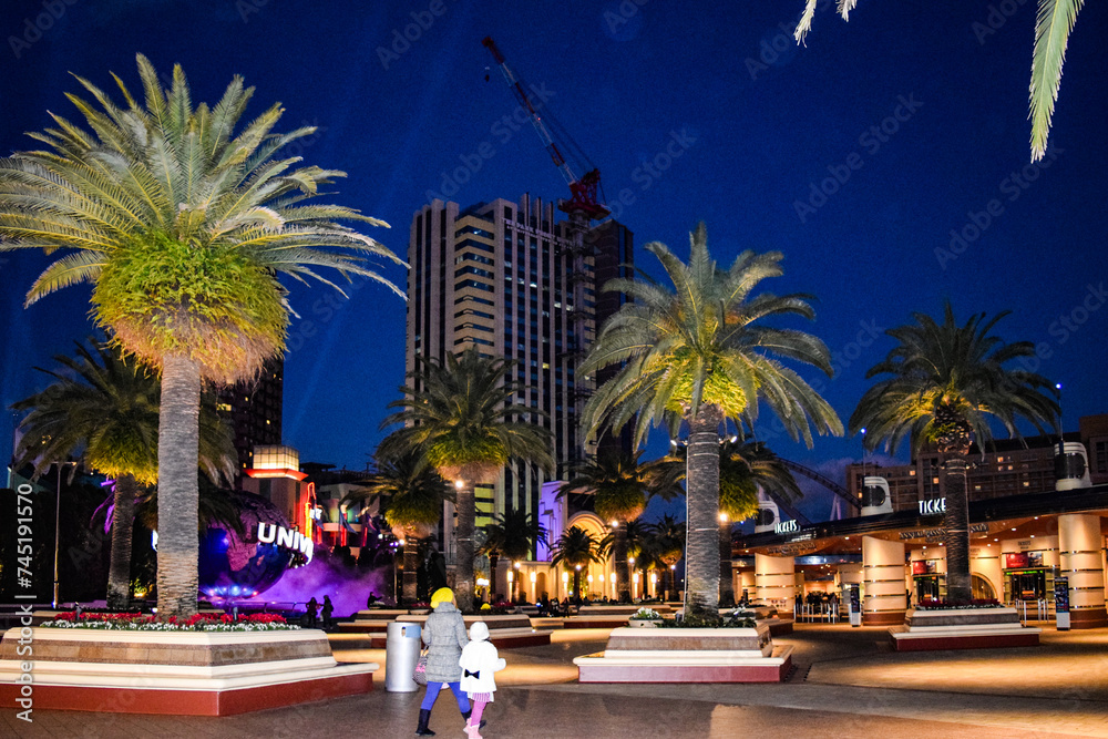 ユニバーサルスタジオジャパン付近の情景 StockFoto Adobe Stock