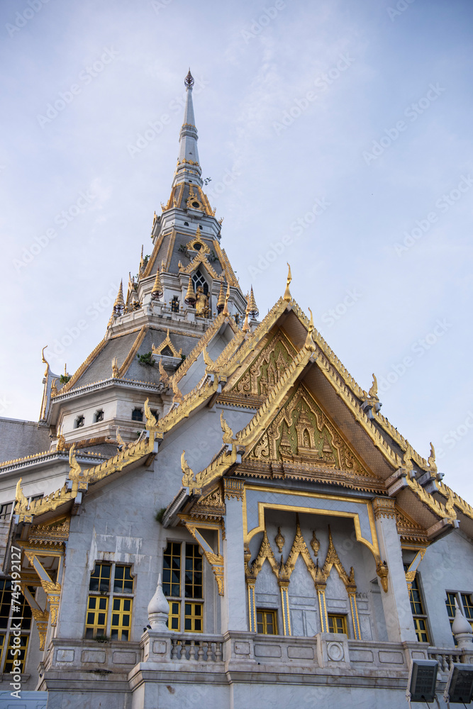 Naklejka premium THAILAND CHACHOENGSAO WAT SOTHON WARARAM WORAWIHAN