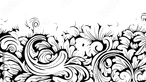 frame, floral, border, vintage, vector, decoration, flower, ornament, design, illustration, pattern, black, swirl, card, wedding, ornate, banner, art, decor, invitation, leaf, element, style, scroll, 