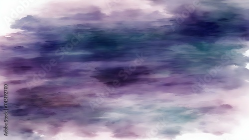 Blurred Painted Purple Background, Watercolors