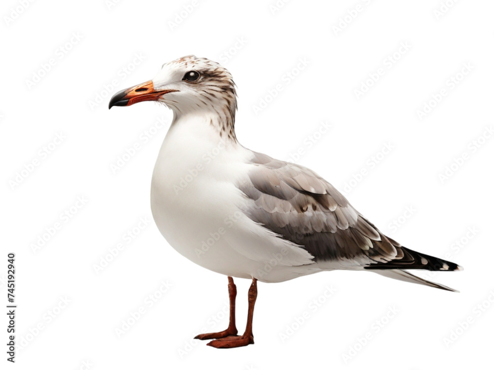 Seagull on transparent background Seagull on transparent background