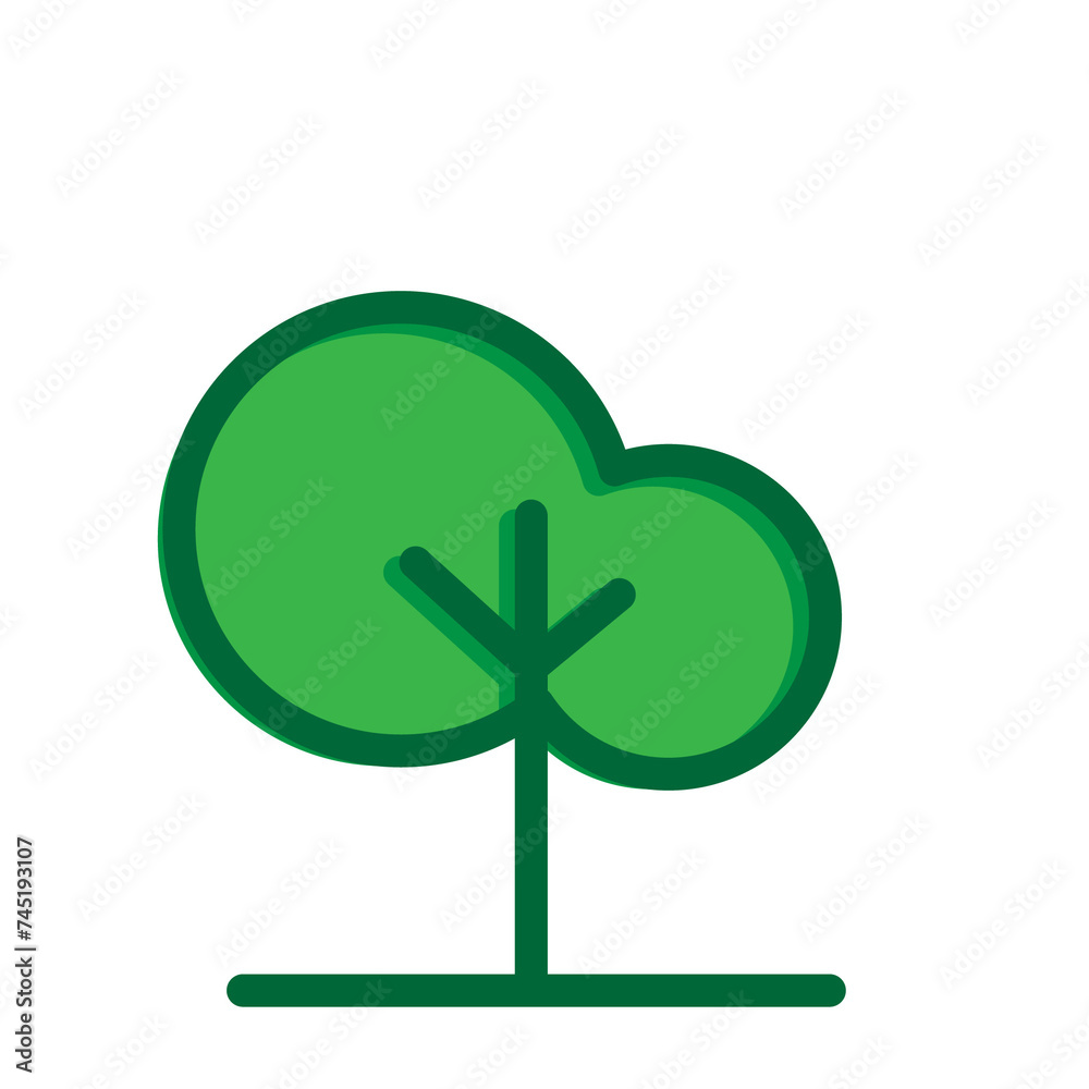 Tree Icon Illustration Tree Icon Illustration