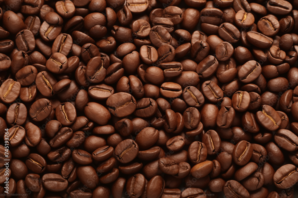 Obraz premium Coffee Beans Background for Design and Layout