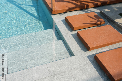 Luxury swimming pool for relax in the holiday.