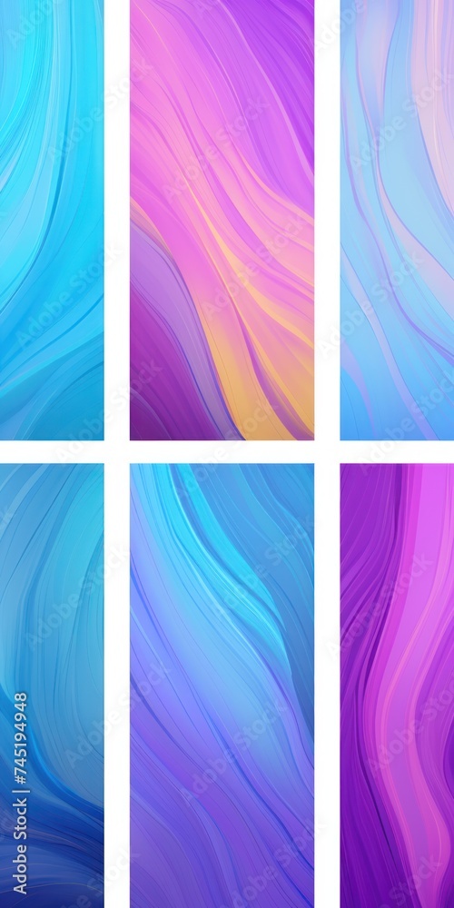Abstract Lilac and Azure backgrounds wallpapers, in the style of bold lines, dynamic colors