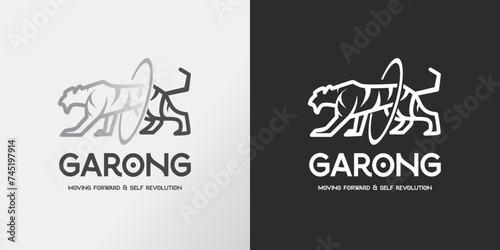 Garong - Tiger Logo Templates - Moving Forward and Self Revolutions