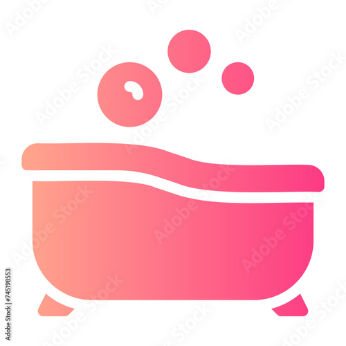 bath gradient icon