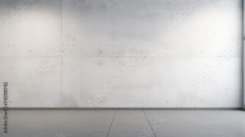 A simple image of an empty room with a concrete wall, suitable for various design projects