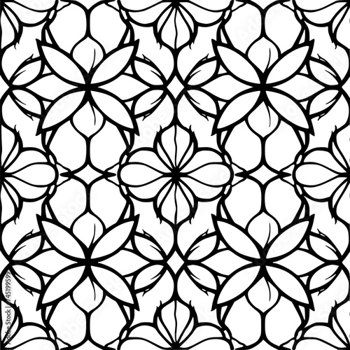 Seamless pattern, pattern, line art pattern, background, pattern, seamless, leaf, floral, vector, flower, decoration, plant, wallpaper, nature, design, illustration, ornament, art, branch, tree, textu