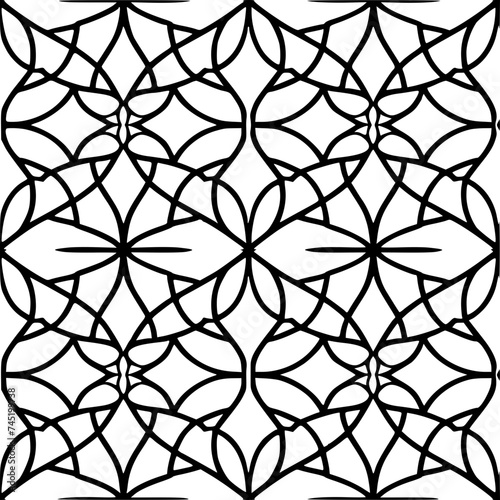 Seamless pattern, pattern, line art pattern, background, pattern, seamless, leaf, floral, vector, flower, decoration, plant, wallpaper, nature, design, illustration, ornament, art, branch, tree, textu