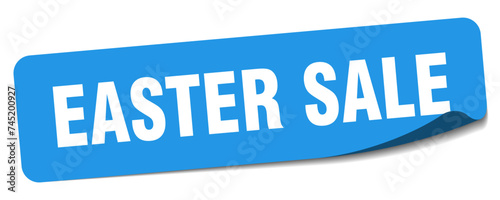 easter sale sticker. easter sale label