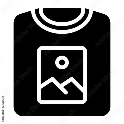 tshirt line icon