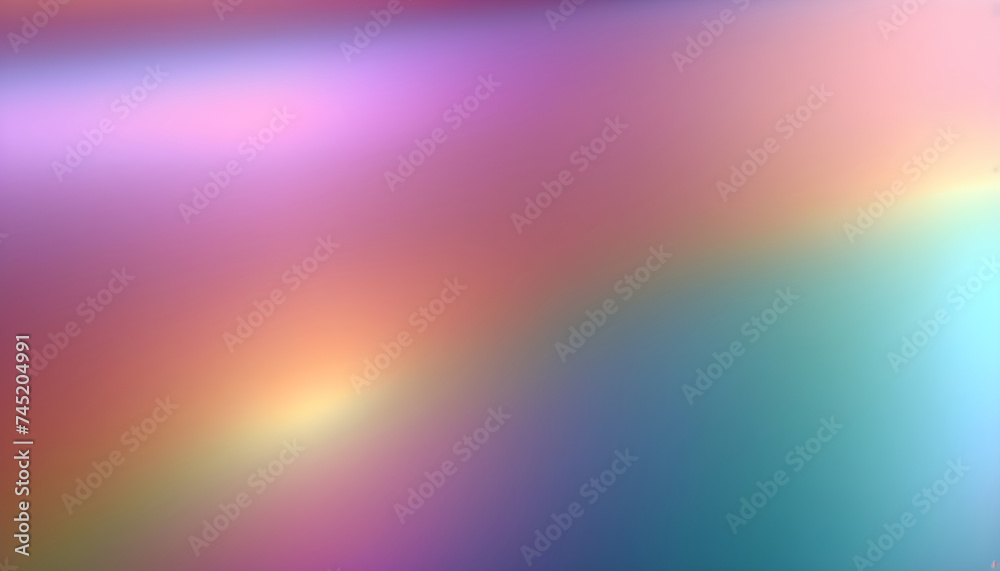 abstract colorful holographic background with bokeh
