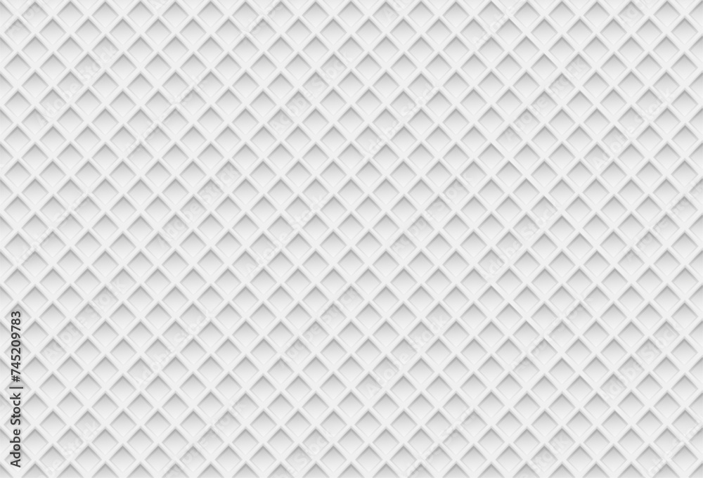 3d realistic vector illustration. White waffle texture towel pattern. 3d realistic vector illustration. White waffle texture towel pattern.