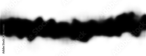 abstract halftone background. Black and white texture of dots. Vector illustration photo