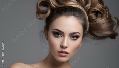 Beautiful Makeup Model headshot 