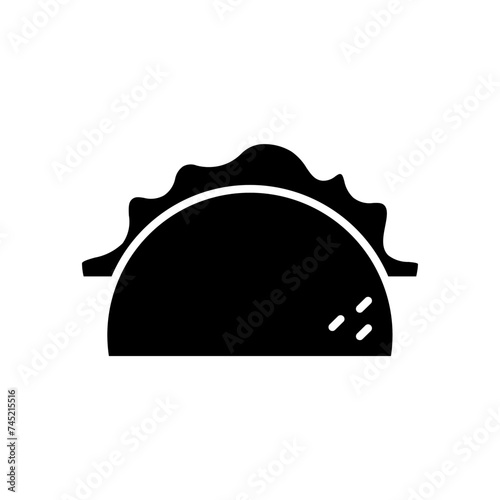 taco glyph icon