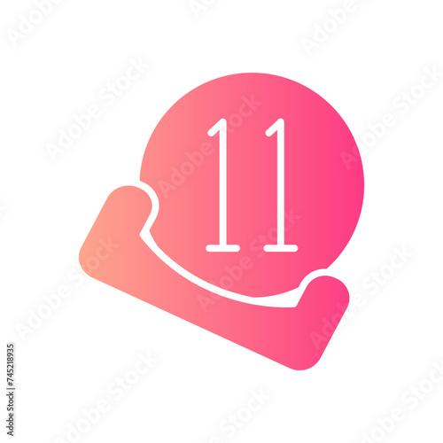 call gradient icon