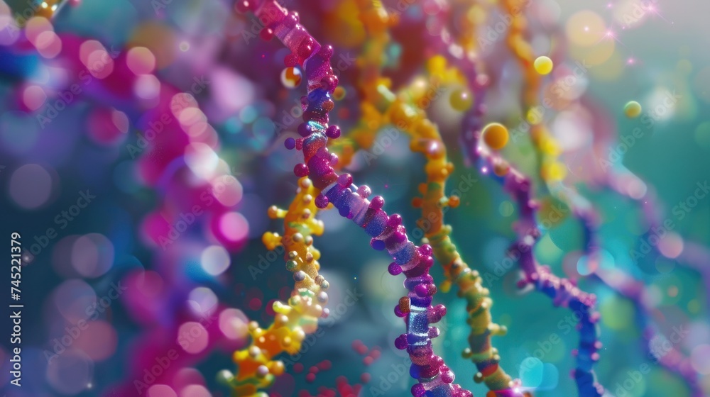 DNA, biology, origin of life, genetic science, close-up shot, ultrafine detail, colorful DNA, biology, origin of life, genetic science, close-up shot, ultrafine detail, colorful