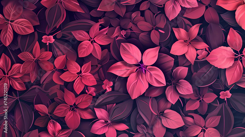 pink flora background