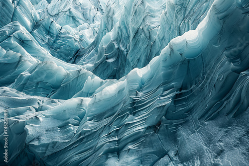 Wallpaper Mural Glacier meltdown, arctic ocean, ice collapse, climate emergency. Torontodigital.ca
