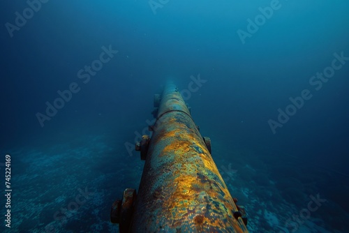 Undersea gas pipeline a hidden lifeline beneath the waves connecting continents and fueling economies unseen yet vital photo