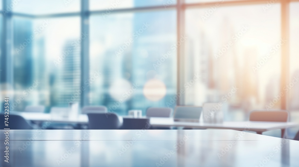 Blurred office background. For presentation background Blurred office background. For presentation background