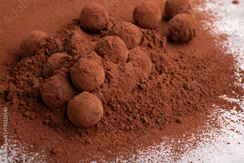 chocolate, candy, cocoa, brown, truffle, food, ingredient, dark, background, indulgence, sugar