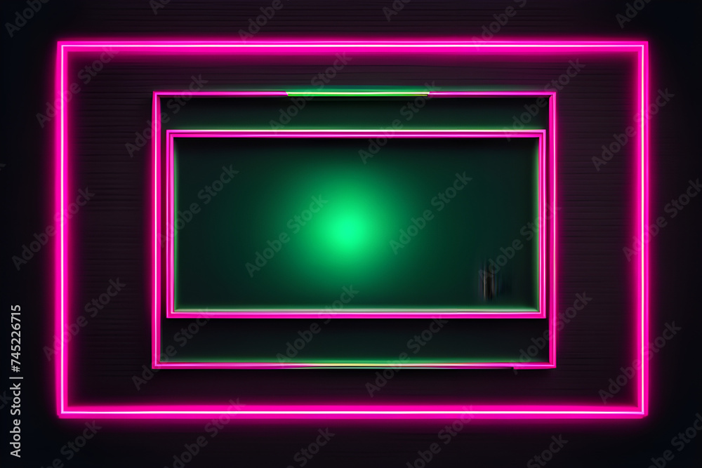 neon glowing frame neon glowing frame
