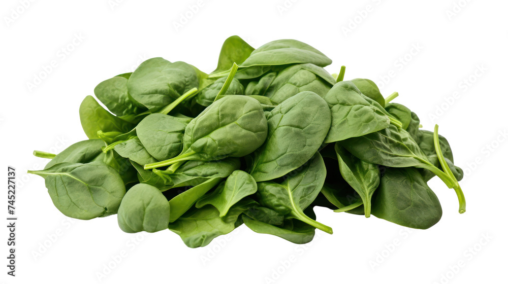 organic fresh vegetables,fresh baby spinach leaves isolated on transparent and white background.PNG image organic fresh vegetables,fresh baby spinach leaves isolated on transparent and white background.PNG image