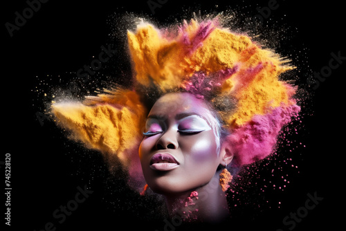 Dive into the vibrant essence of empowerment with this stunning photo