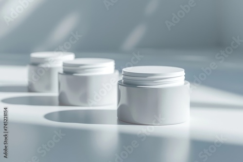 Photoshoot product, different angles , Special modern packaging creme for hand , background 