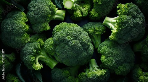 Generative AI Broccoli Background