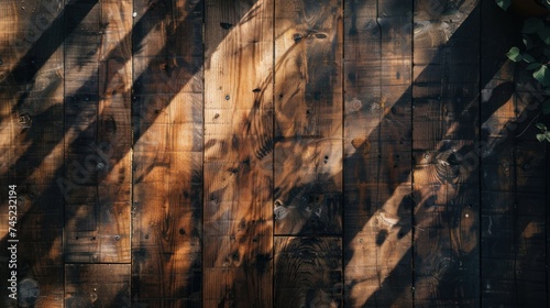Abstract wooden background with empty space