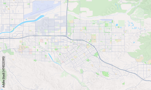 Redlands California Map, Detailed Map of Redlands California