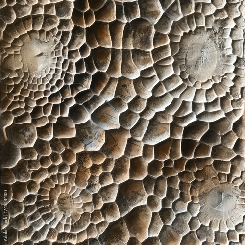 Detailed Texture of Burnt Wood Surface © Chano_1_na
