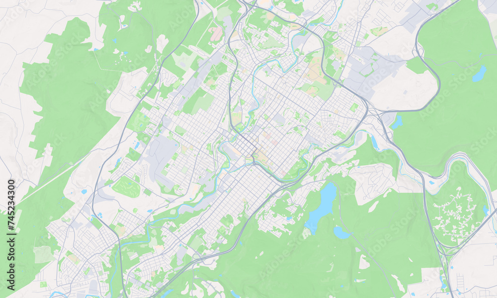 Scranton Pennsylvania Map, Detailed Map of Scranton Pennsylvania
