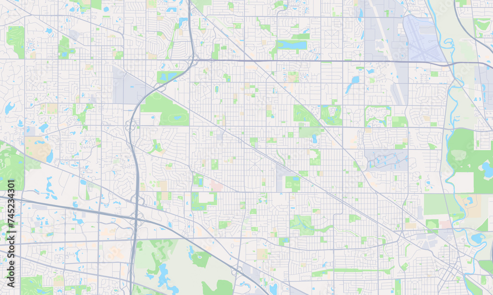 Arlington Heights Illinois Map, Detailed Map of Arlington Heights Illinois