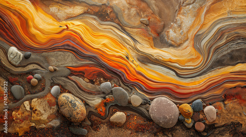 colorful stone texture