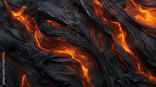 magma closeup fire