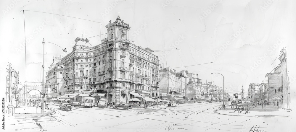 Architecture Drawing banner background for design Architecture Drawing banner background for design