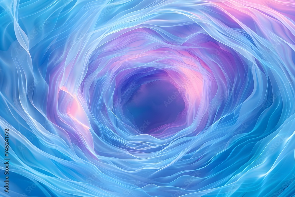 Blue circular Abstract Art Blue circular Abstract Art